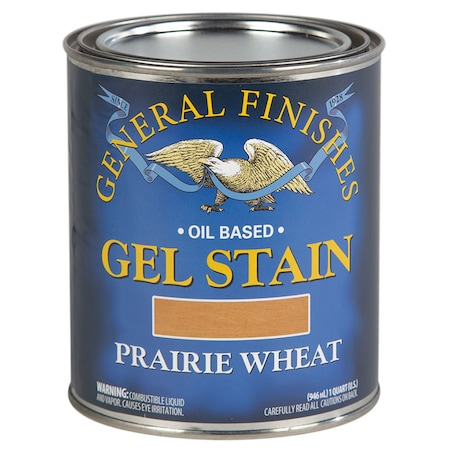 General Finishes 1 Qt Prairie Wheat Gel Stain Oil-Based Heavy Bodied Stain PQ